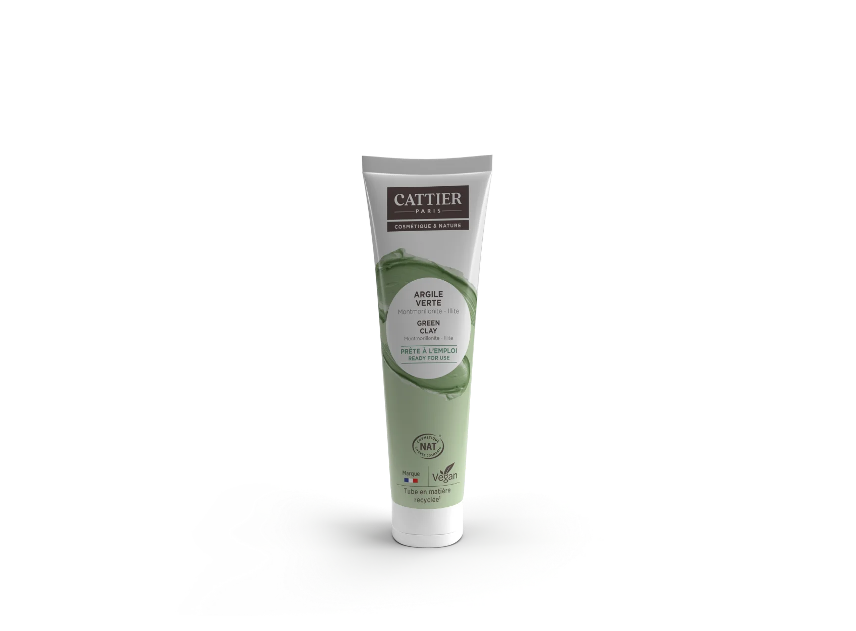 Visuel tube argile verte prête à l'emploi Cattier