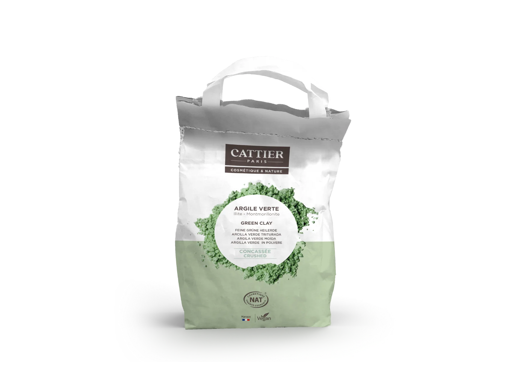 Visuel sac vrac argile verte concassee Cattier