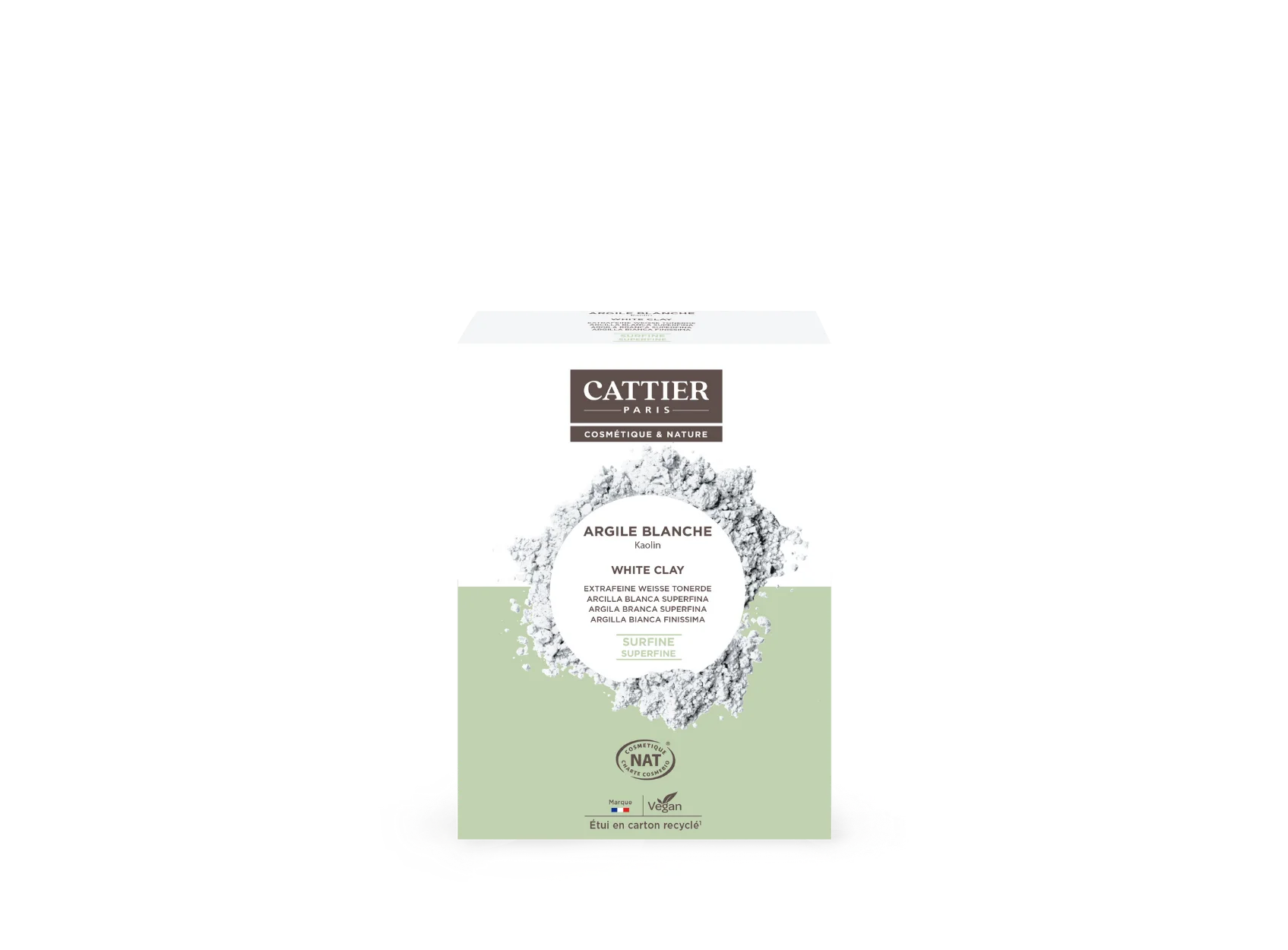Visuel etui vrac argile blanche surfine Cattier