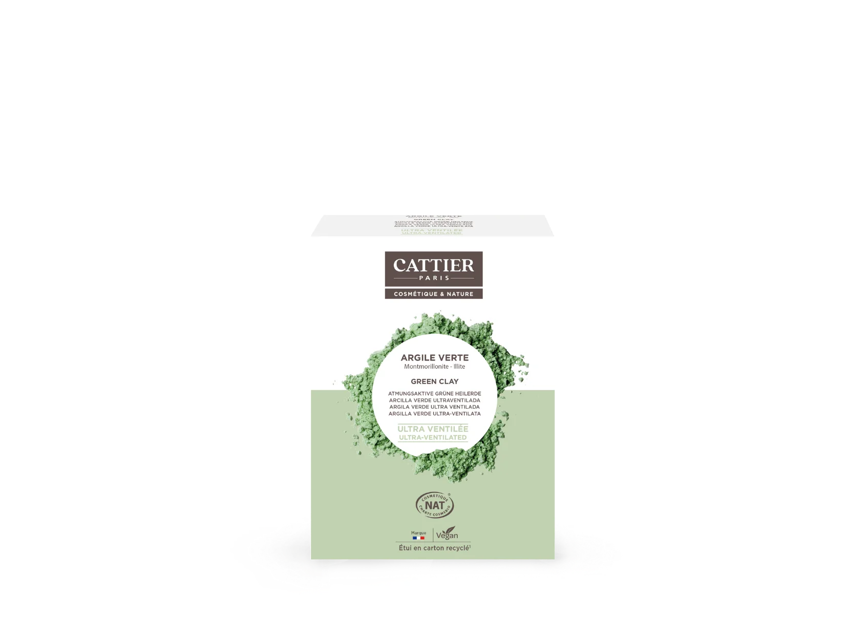 Visuel etui vrac argile verte ultra ventilee Cattier
