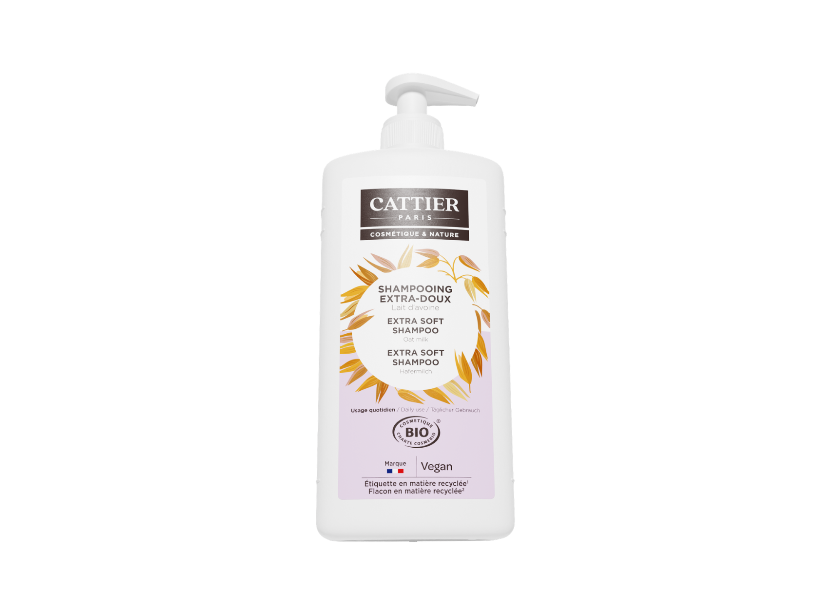 Shampoing extra-doux - Usage quotidien - Lait d'avoine