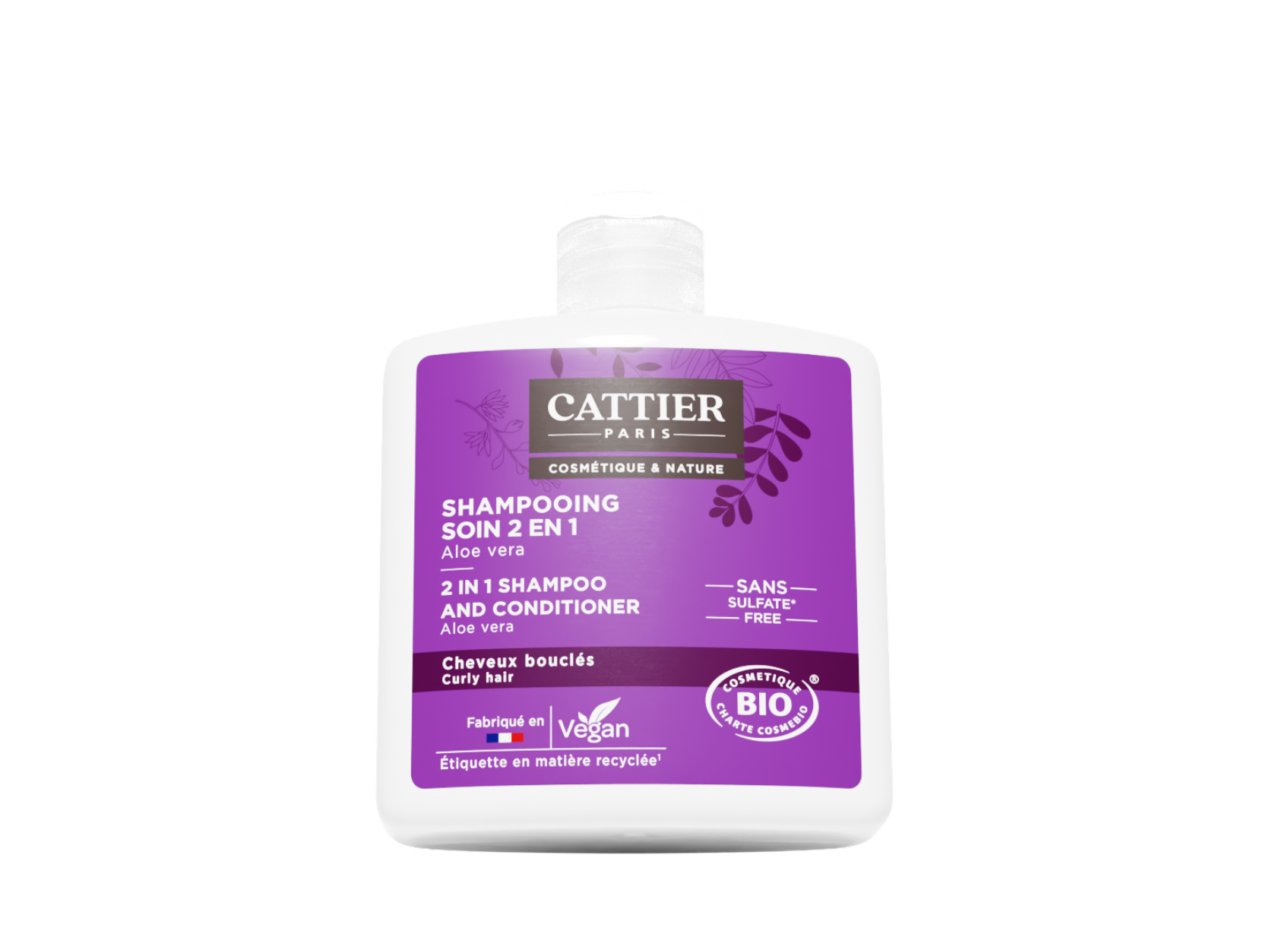 Shampoing soin 2 en 1 cheveux bouclés - Sans sulfates