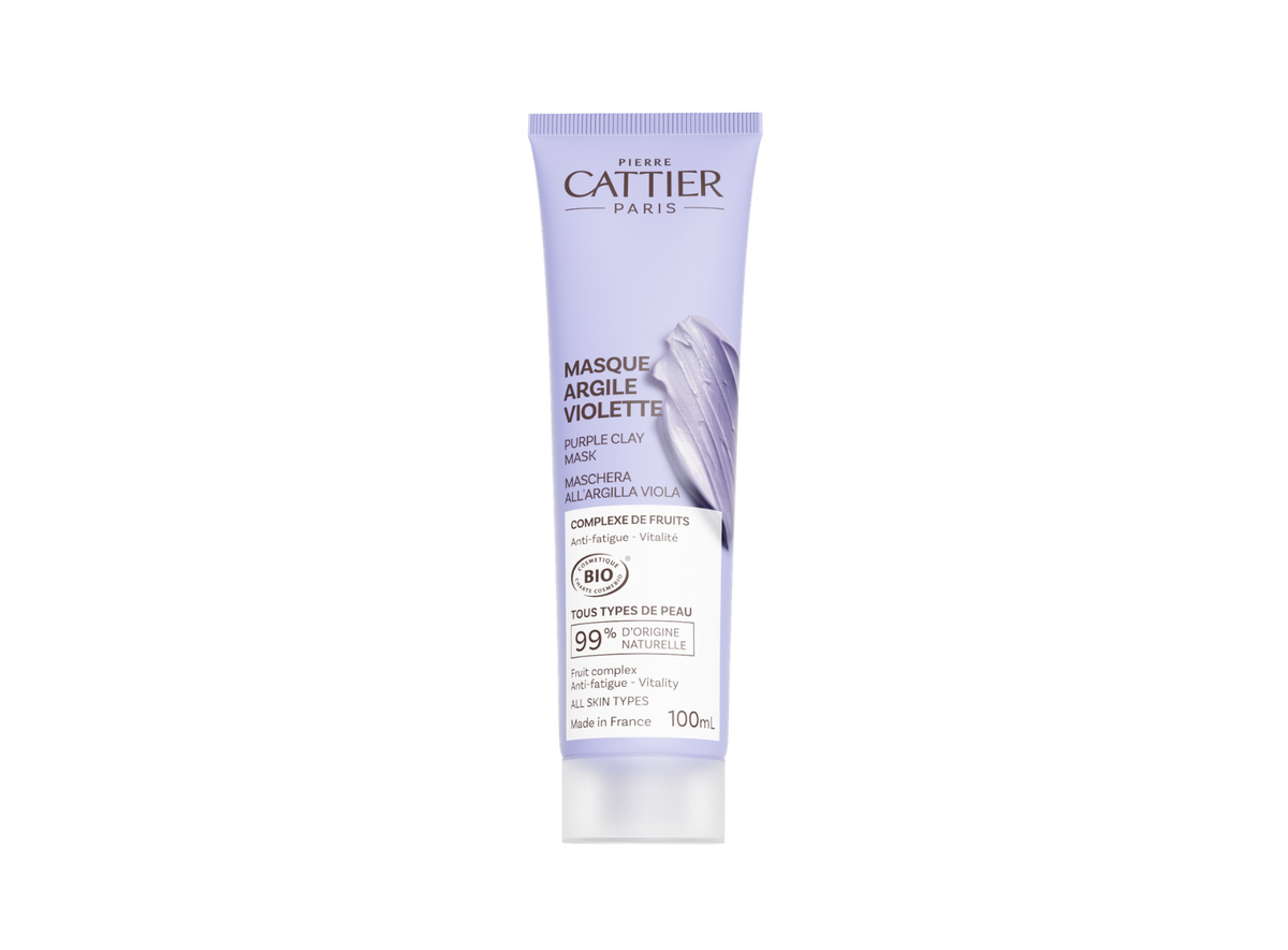 visuel tube Masque argile violette Cattier