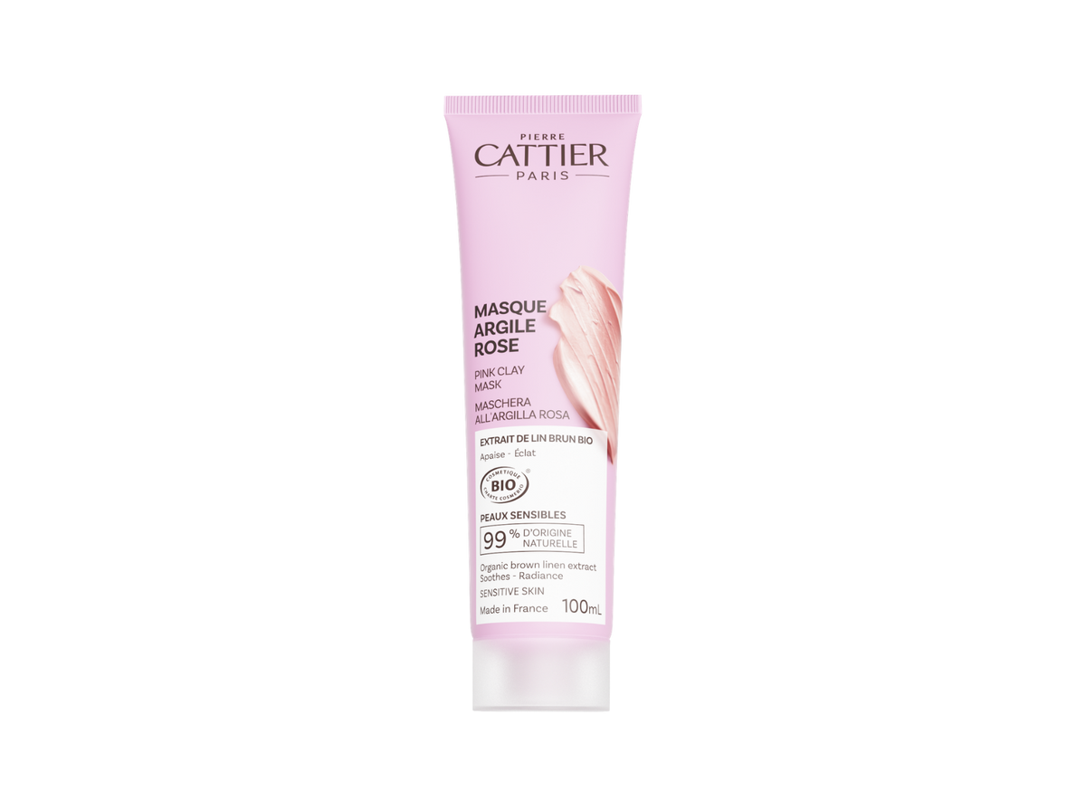 visuel tube Masque à l'argile rose Cattier