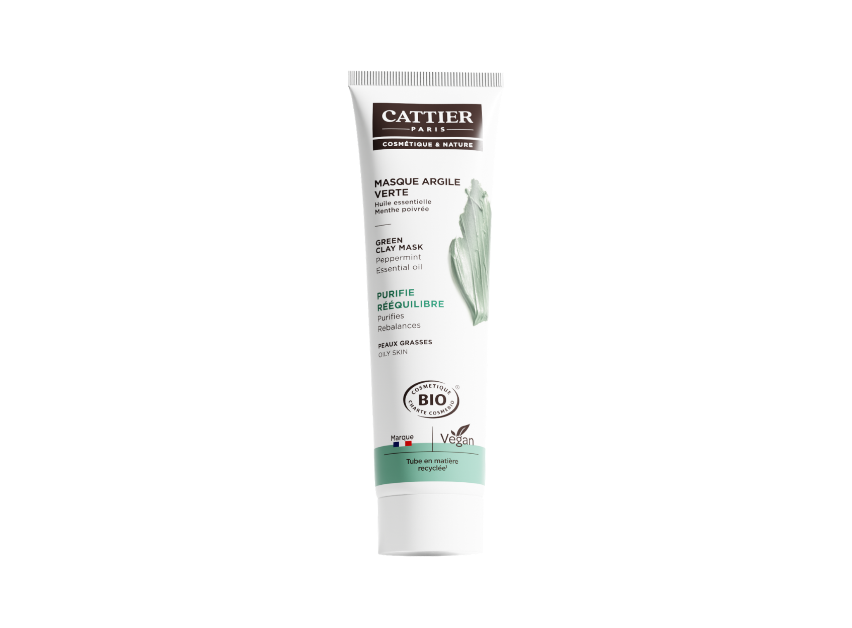 Masque à l'argile verte