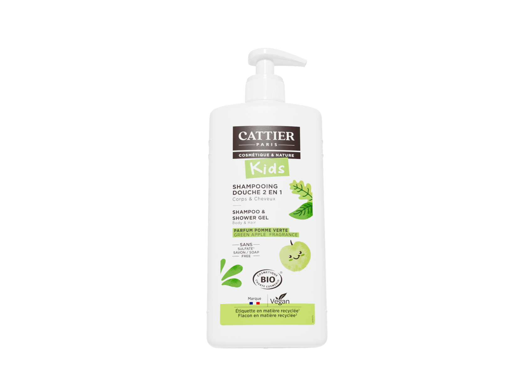 Shampoing douche 2 en 1 Kids - Pomme verte