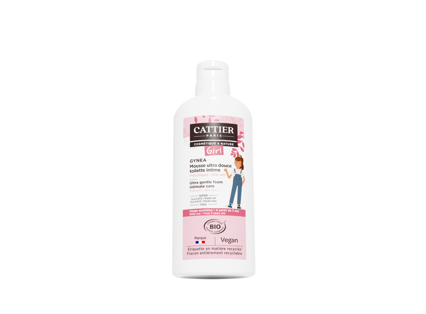 Gynéa - Mousse ultra douce toilette intime girl