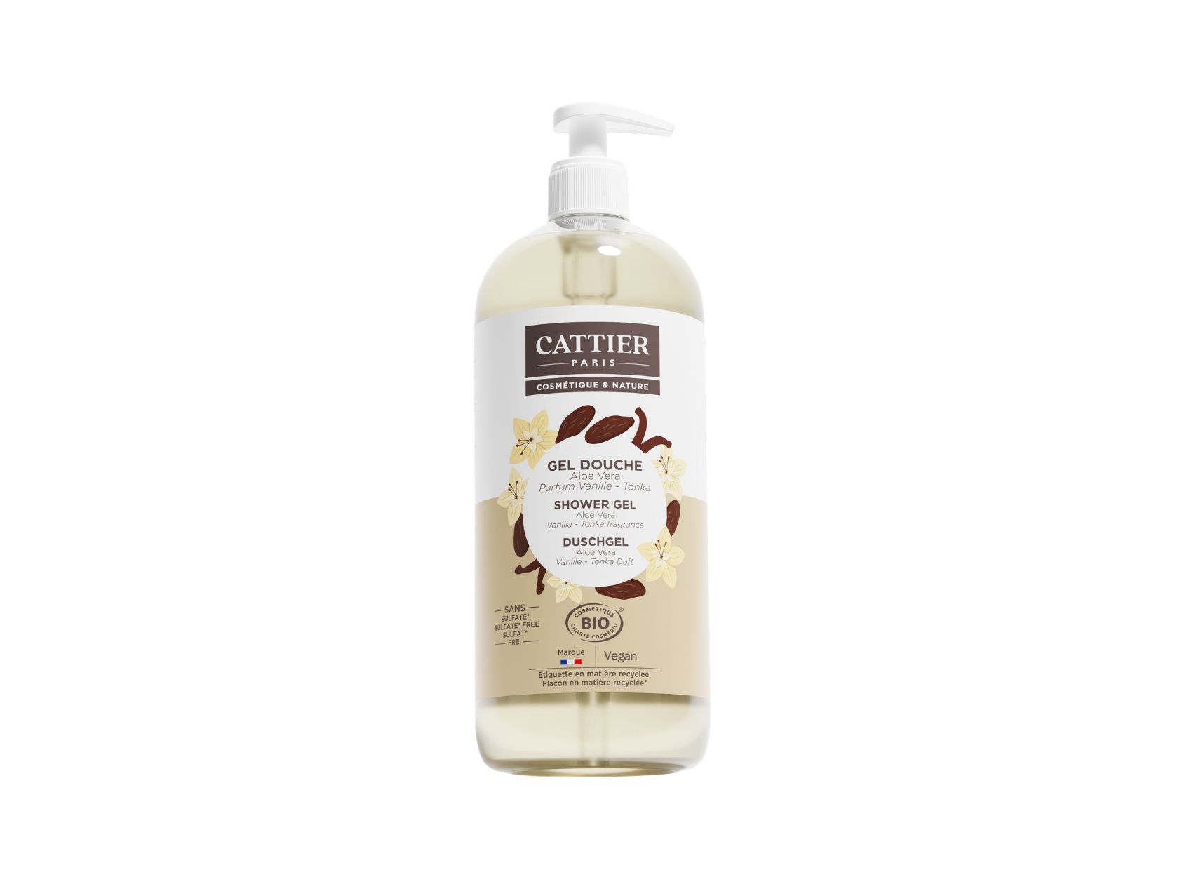 Sulfate-free shower gel - Vanilla Tonka
