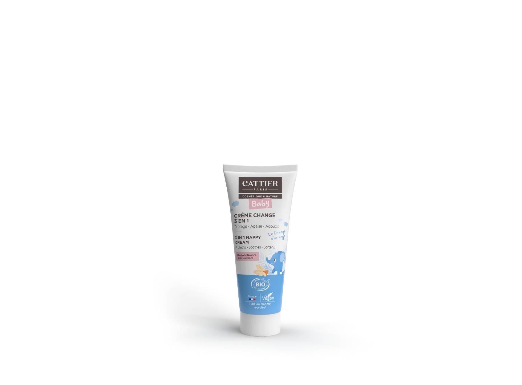 Visuel tube crème de change 3 en 1  bebe Cattier