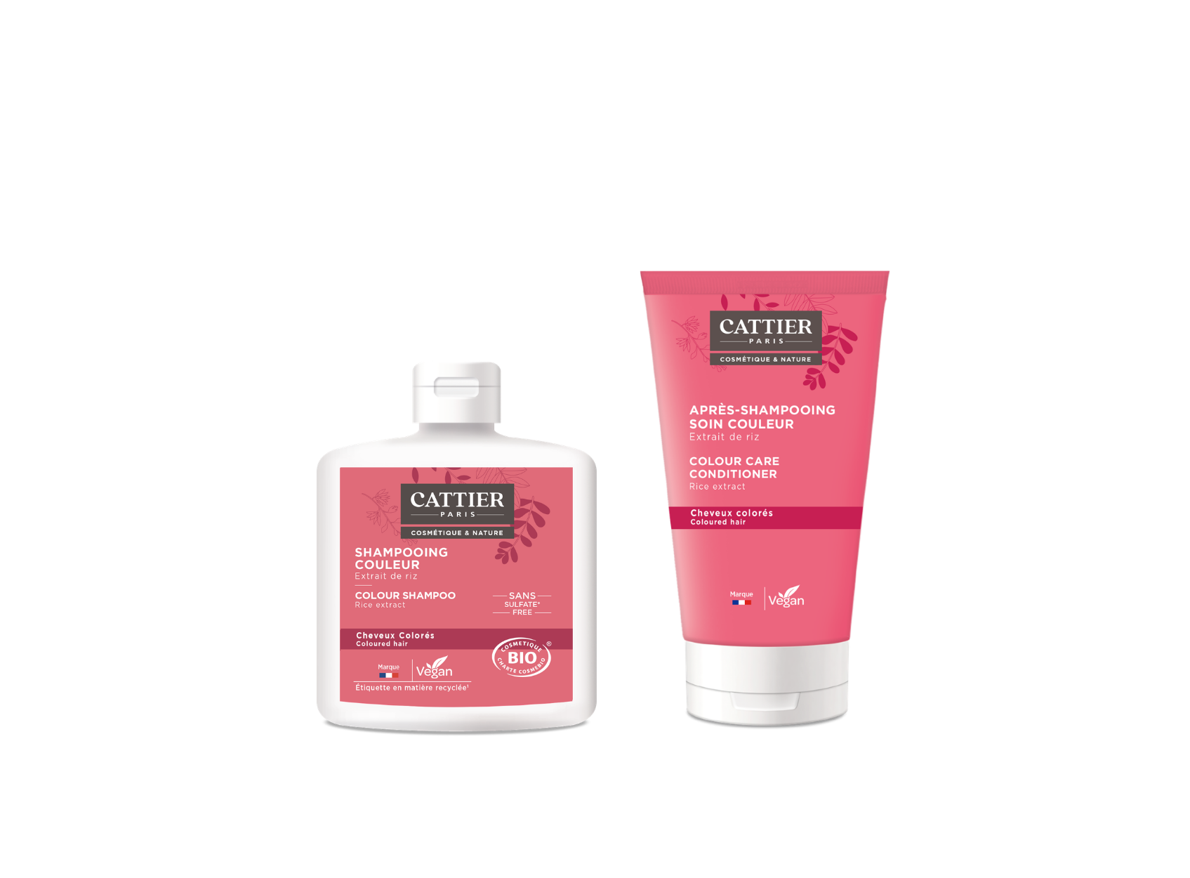 Routine cheveux colorés