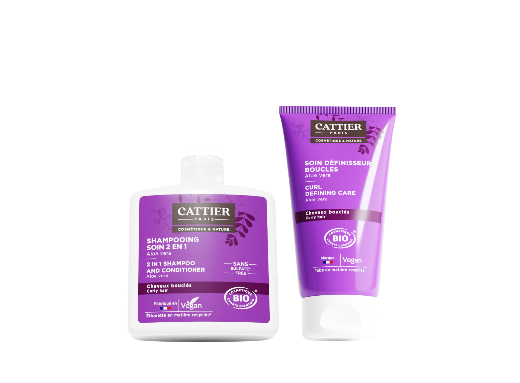 Routine cheveux bouclés