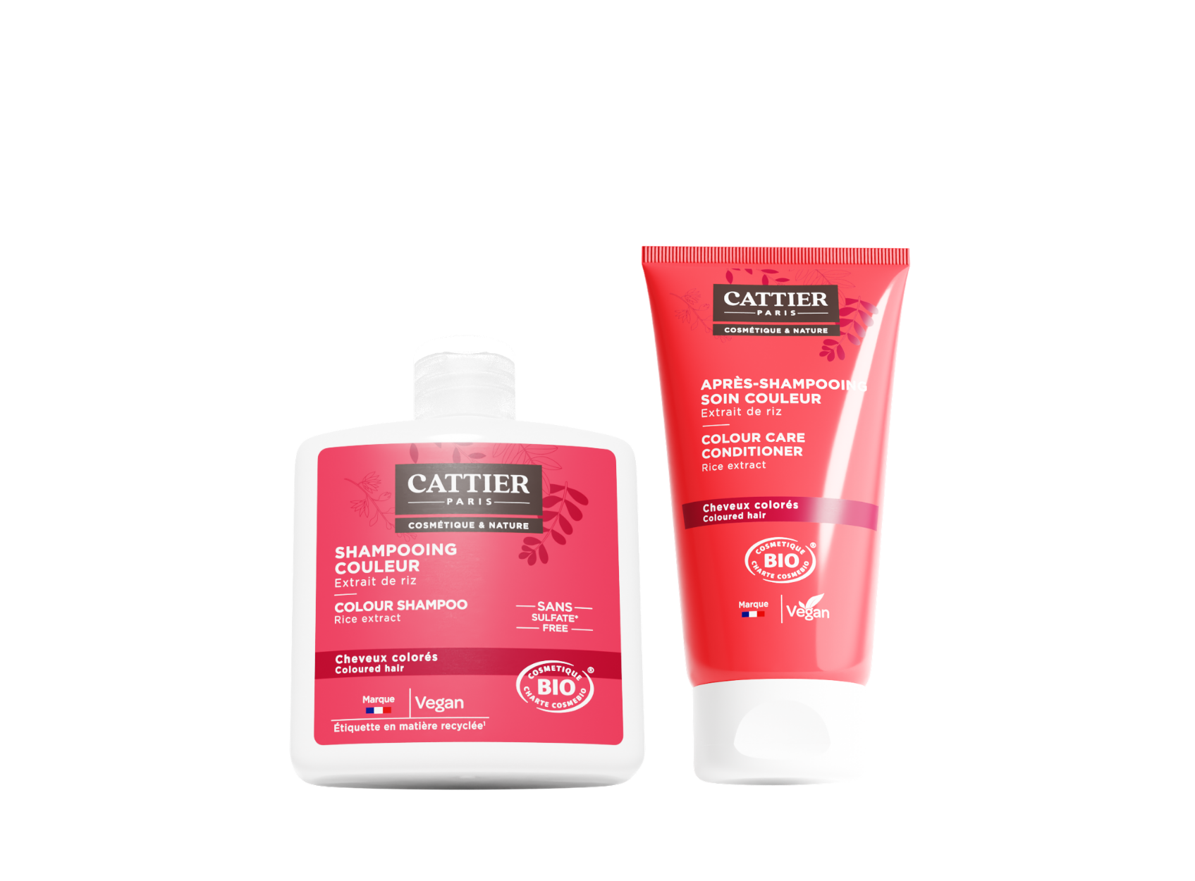 Routine cheveux colorés