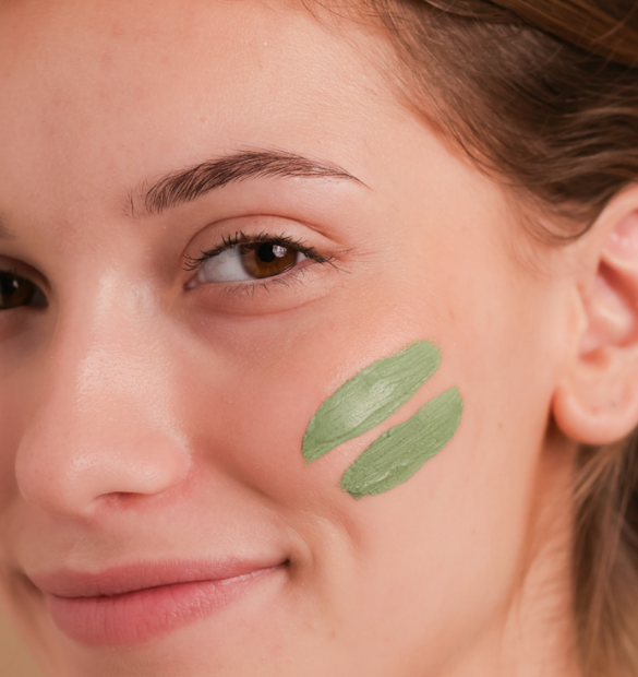 Masque à l'argile verte