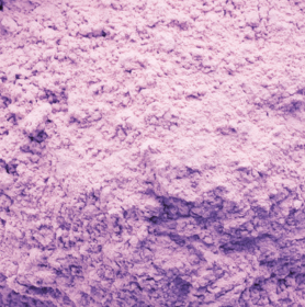 Visuel poudre d'argile violette