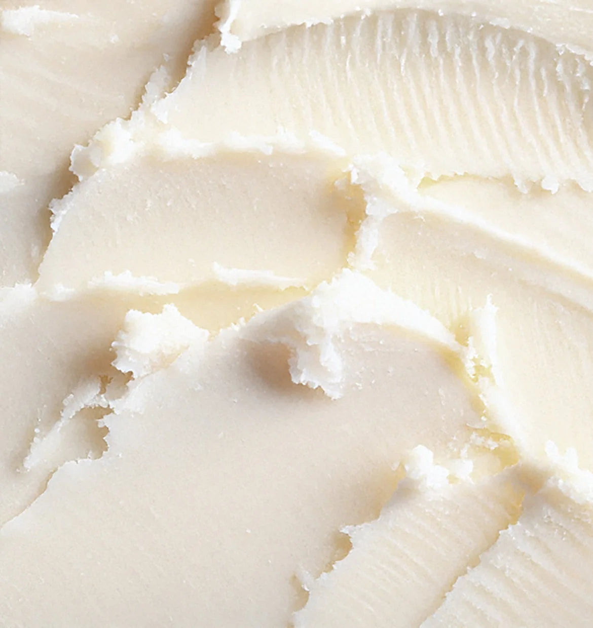 Visuel texture beurre de karite sans parfum Cattier