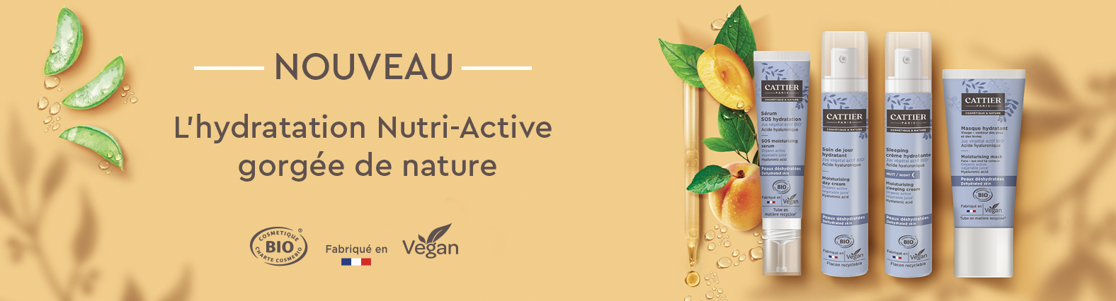 Nouvelle ligne Hydratation Nutri-Active