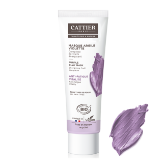 Violet clay mask