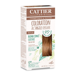Clay hair coloring coppery dark blond 6.4