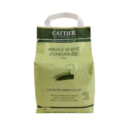 Argile verte concassée - Illite - 3kg