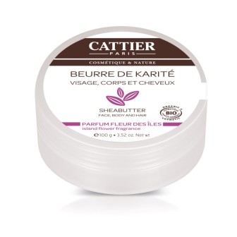 Beurre de karité - Parfum fleur des îles - Visage, corps et cheveux - 100g