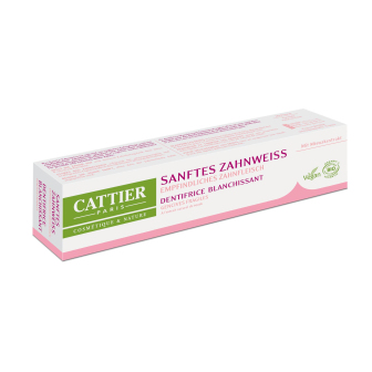 Cattier Paris Zahncreme sanftes Zahnweiss mit Minzöl