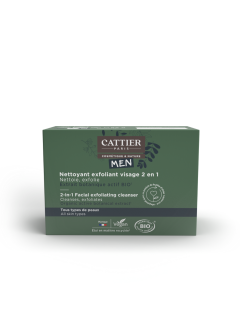 Nettoyant exfoliant visage 2 en 1 solide - Homme
